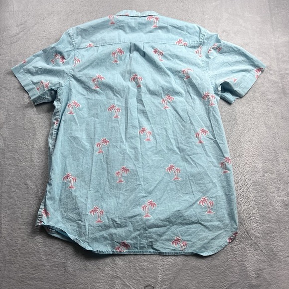 Chubbies Mens Button Down Sz L State of Mind Friday Shirt Palm Trees Hawaiian - Picture 7 of 8